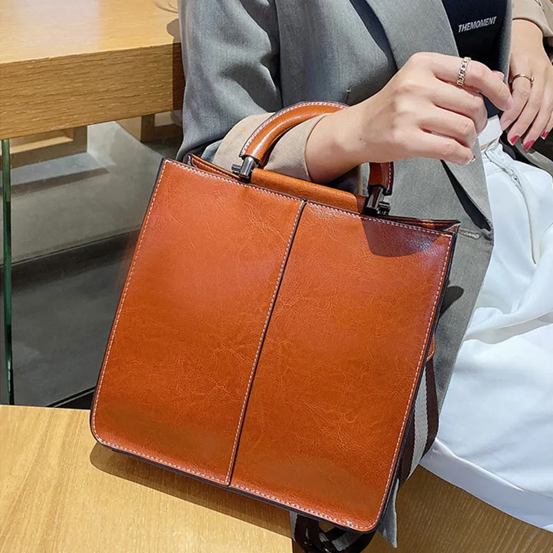 Top Grain Leather Shoulder Bag Leather Handbag Handmade Leather Bag For Women Stylish Crossbody Bags Gift For Her