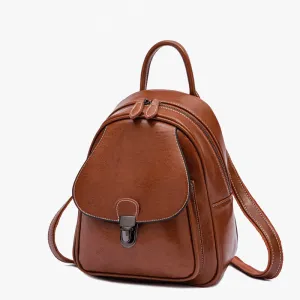 Top Grain Leather Women Backpack Leather City Backpack Travel Rucksack Womens Stylish School College Backpack Gift For Her
