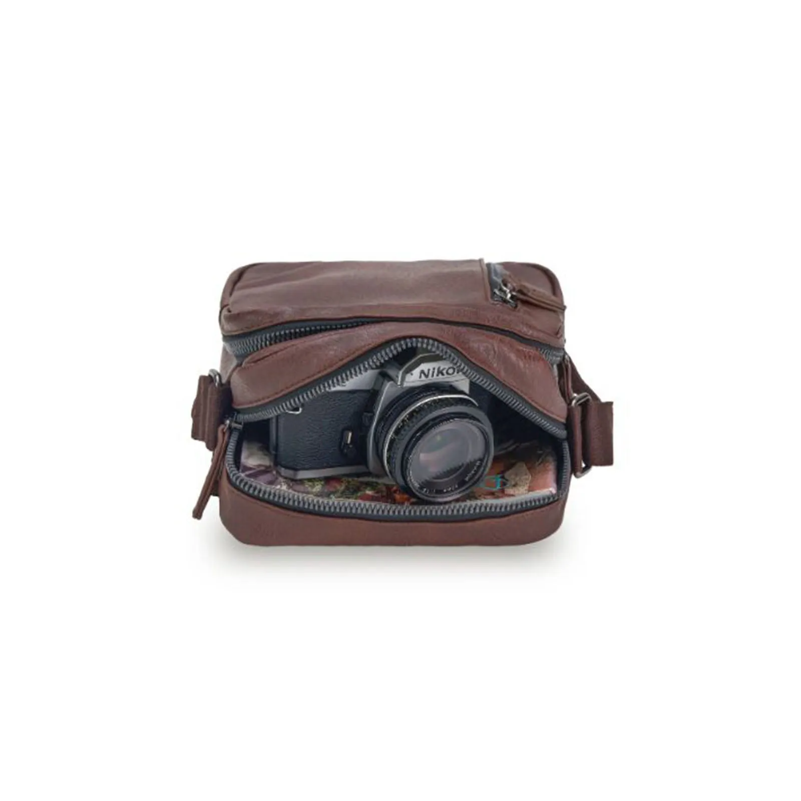 Tosca Classic Small Shoulder Bag Chocolate