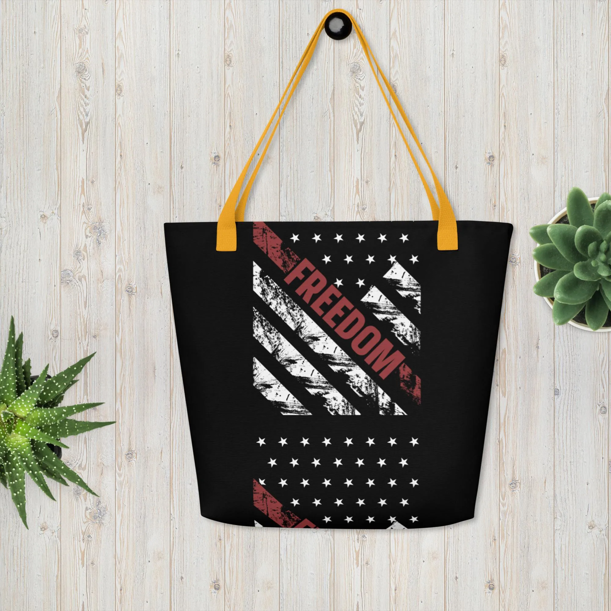 Tote Bag, All-Over Print Large, Shopping Bag, Pocketbook, Patriotic bag