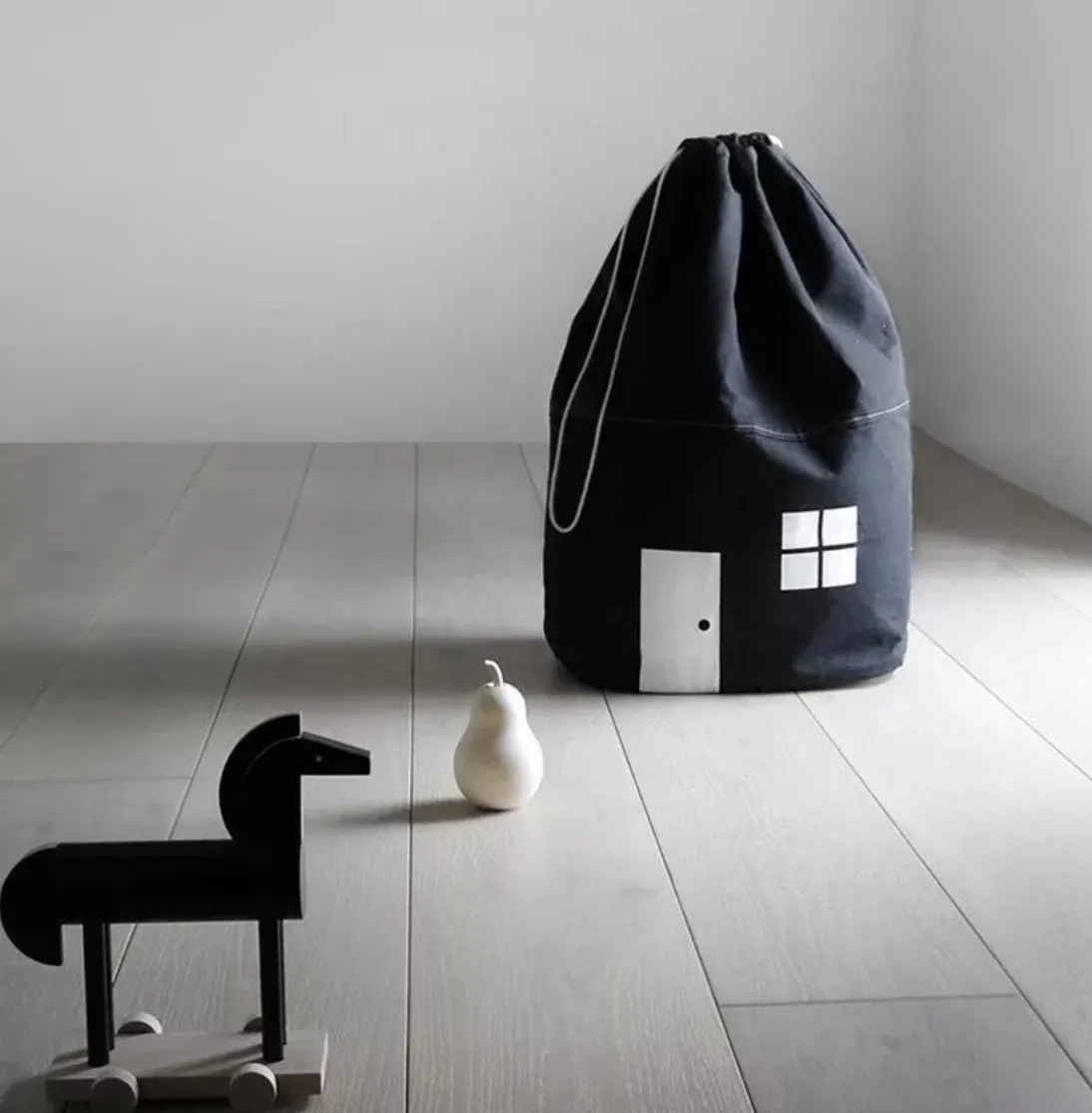 Toy Storage Drawstring Canvas Bag