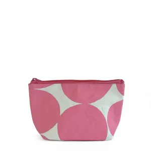 Travel Pouch S in Large Soft Dot Pink
