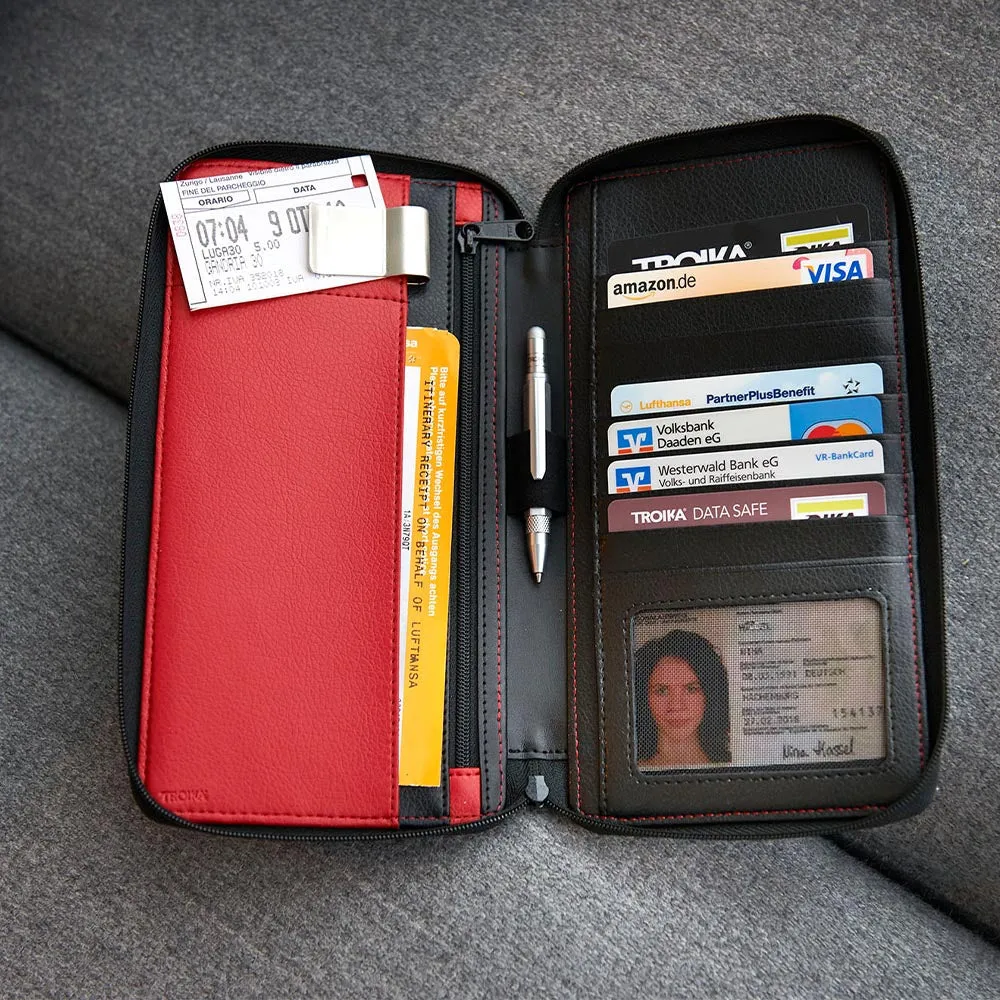 TROIKA RFID Shielding Travel Document Holder