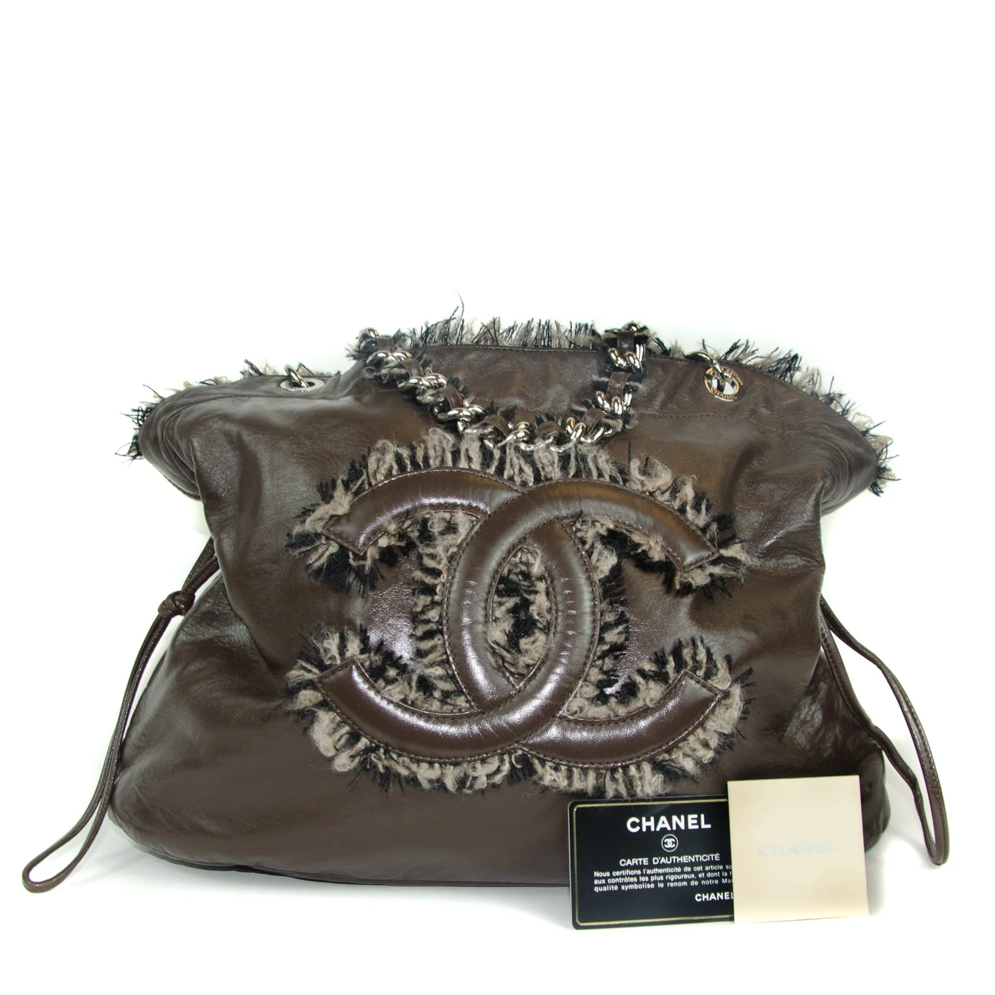 Tweed Funny Bon Bon Tote