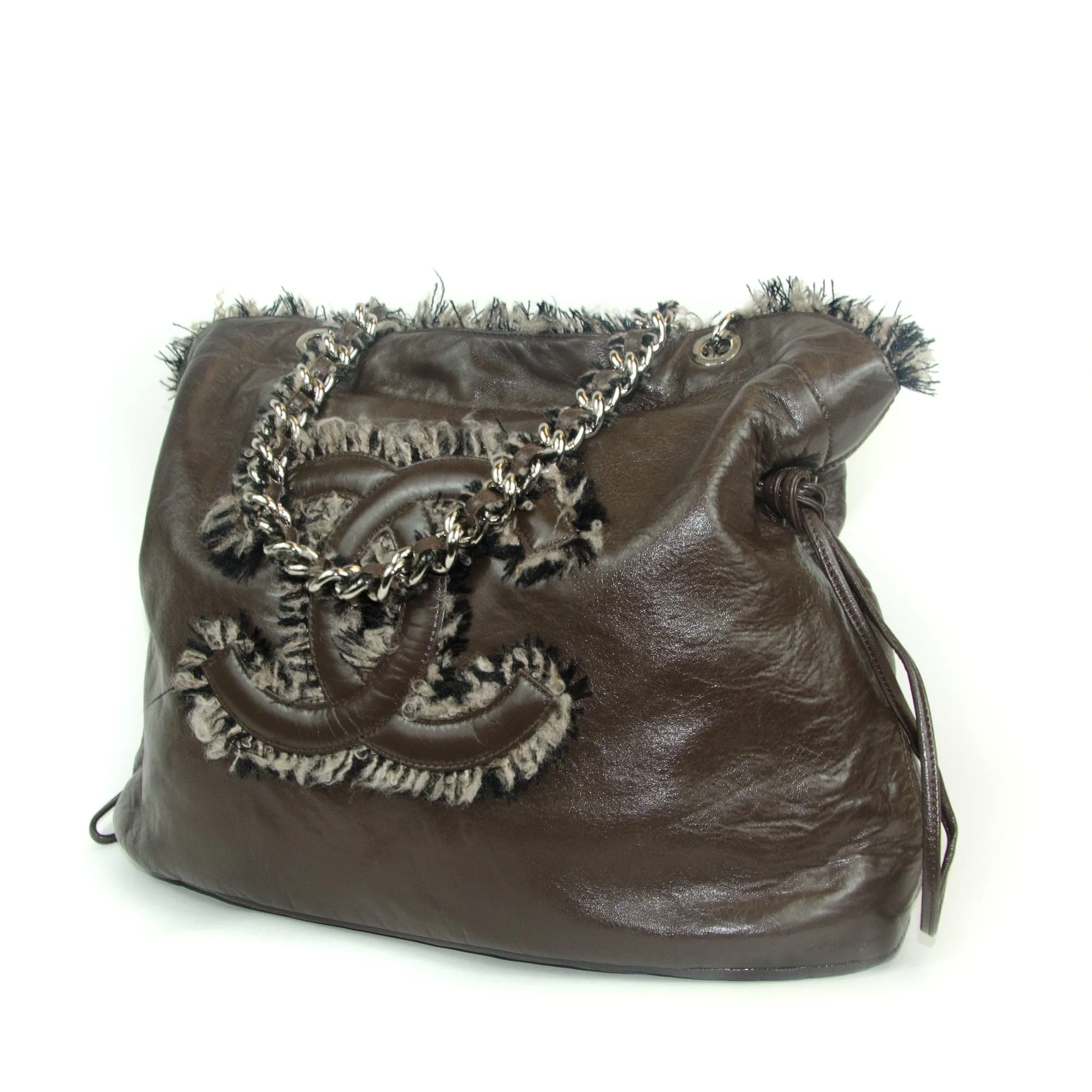 Tweed Funny Bon Bon Tote