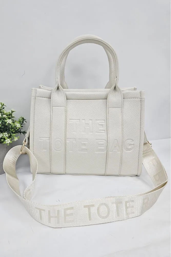 Two Handle Tote Shoulder Bag