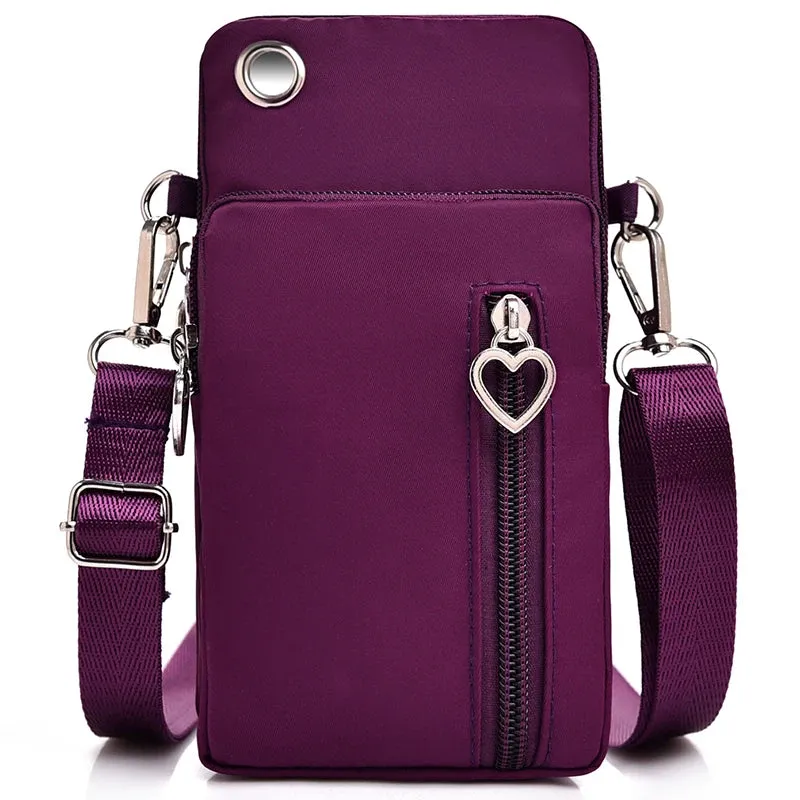 Universal Mobile Phone Bag For Phone Case Wallet Outdoor Sport Arm Purse Shoulder Bag Women Phone Pouch Shoulder Bag