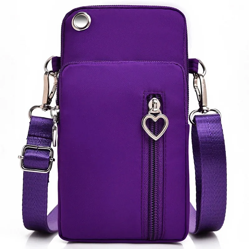 Universal Mobile Phone Bag For Phone Case Wallet Outdoor Sport Arm Purse Shoulder Bag Women Phone Pouch Shoulder Bag