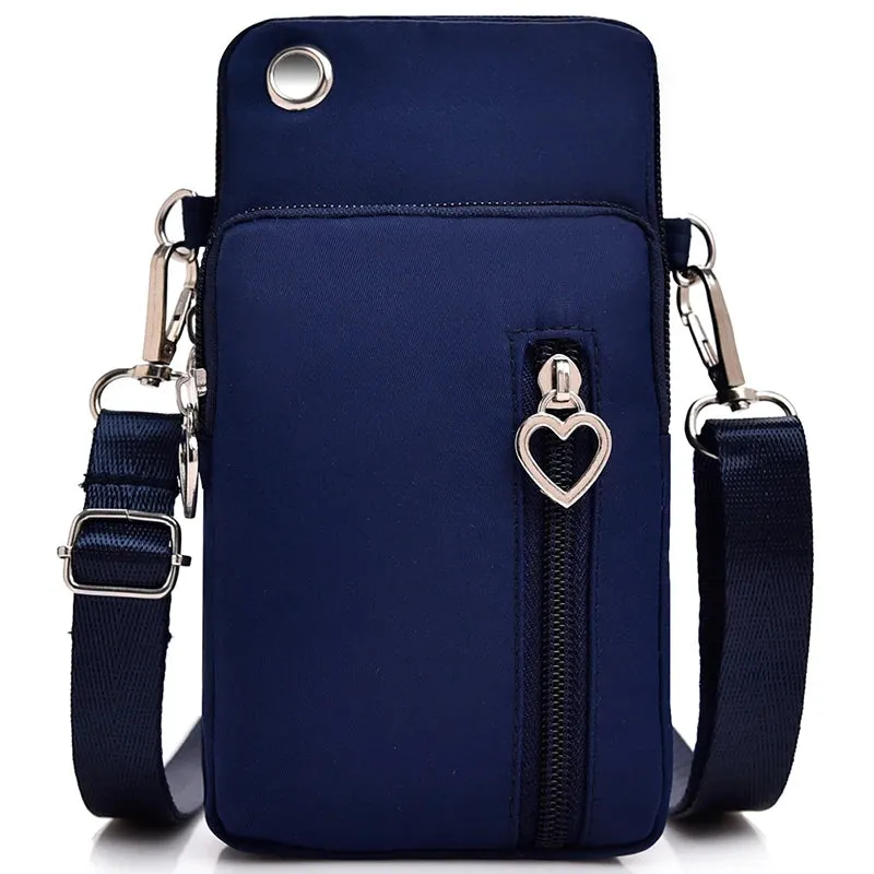 Universal Mobile Phone Bag For Phone Case Wallet Outdoor Sport Arm Purse Shoulder Bag Women Phone Pouch Shoulder Bag