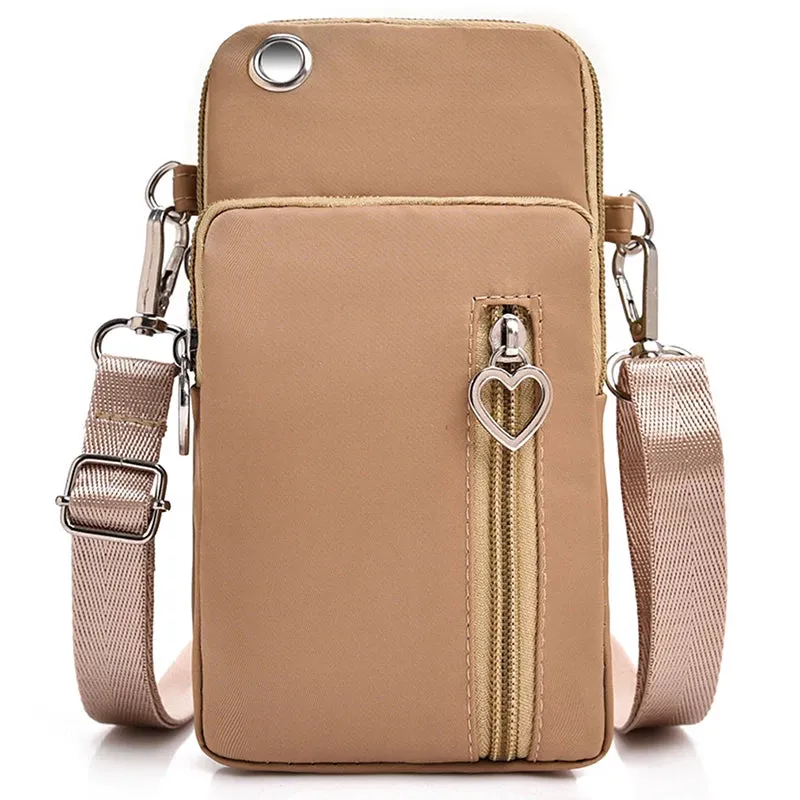 Universal Mobile Phone Bag For Phone Case Wallet Outdoor Sport Arm Purse Shoulder Bag Women Phone Pouch Shoulder Bag