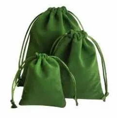 Velvet Drawstring Pouches - Small