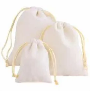 Velvet Drawstring Pouches - Small