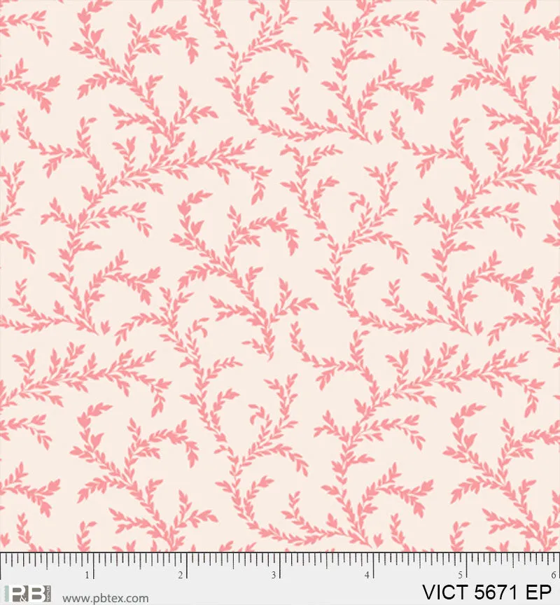 Victoria VICT05671EPXXXXXX Pink and White Vines