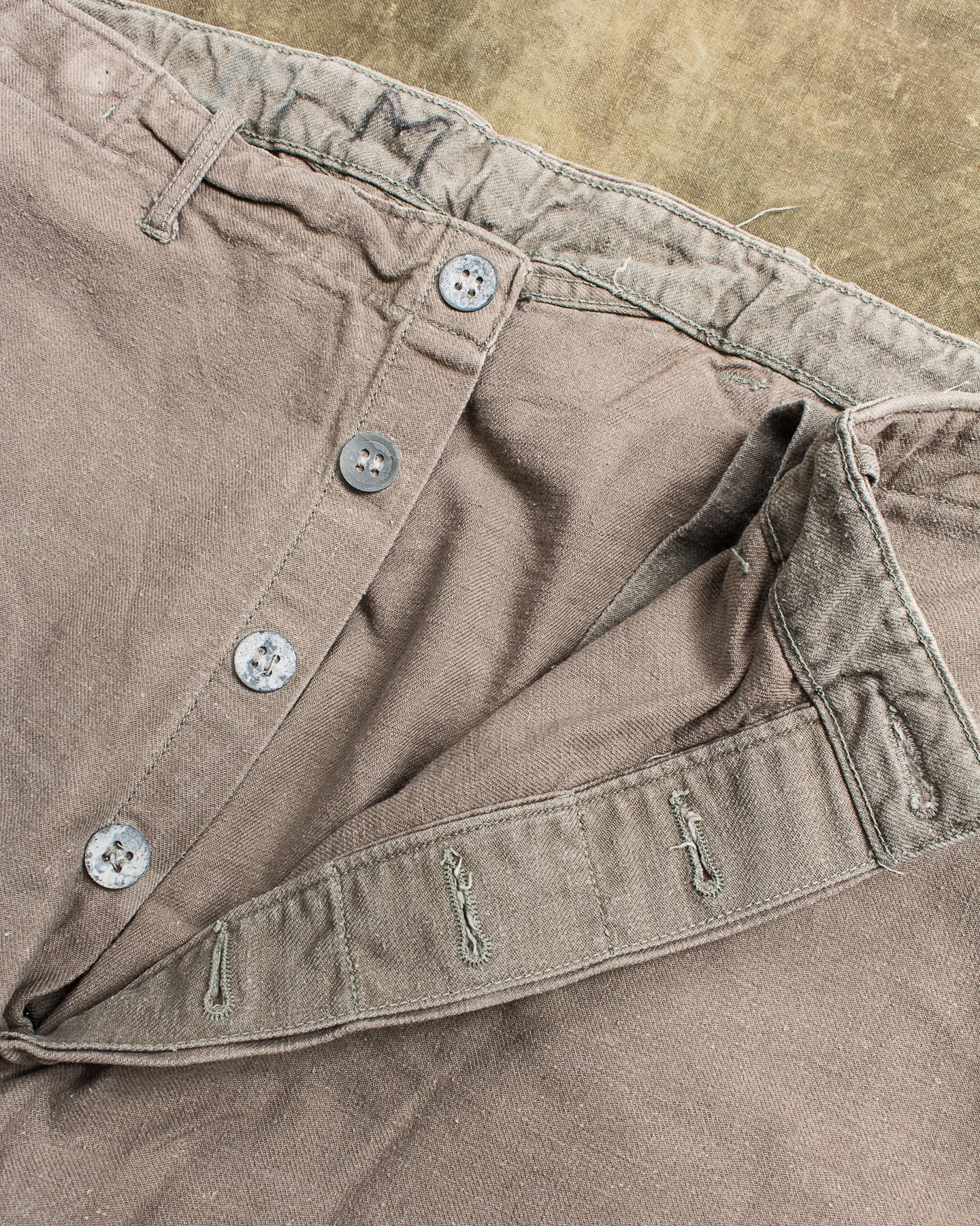 Vintage 1940s Swedish Army Pants "Grötbyxor" No. 8