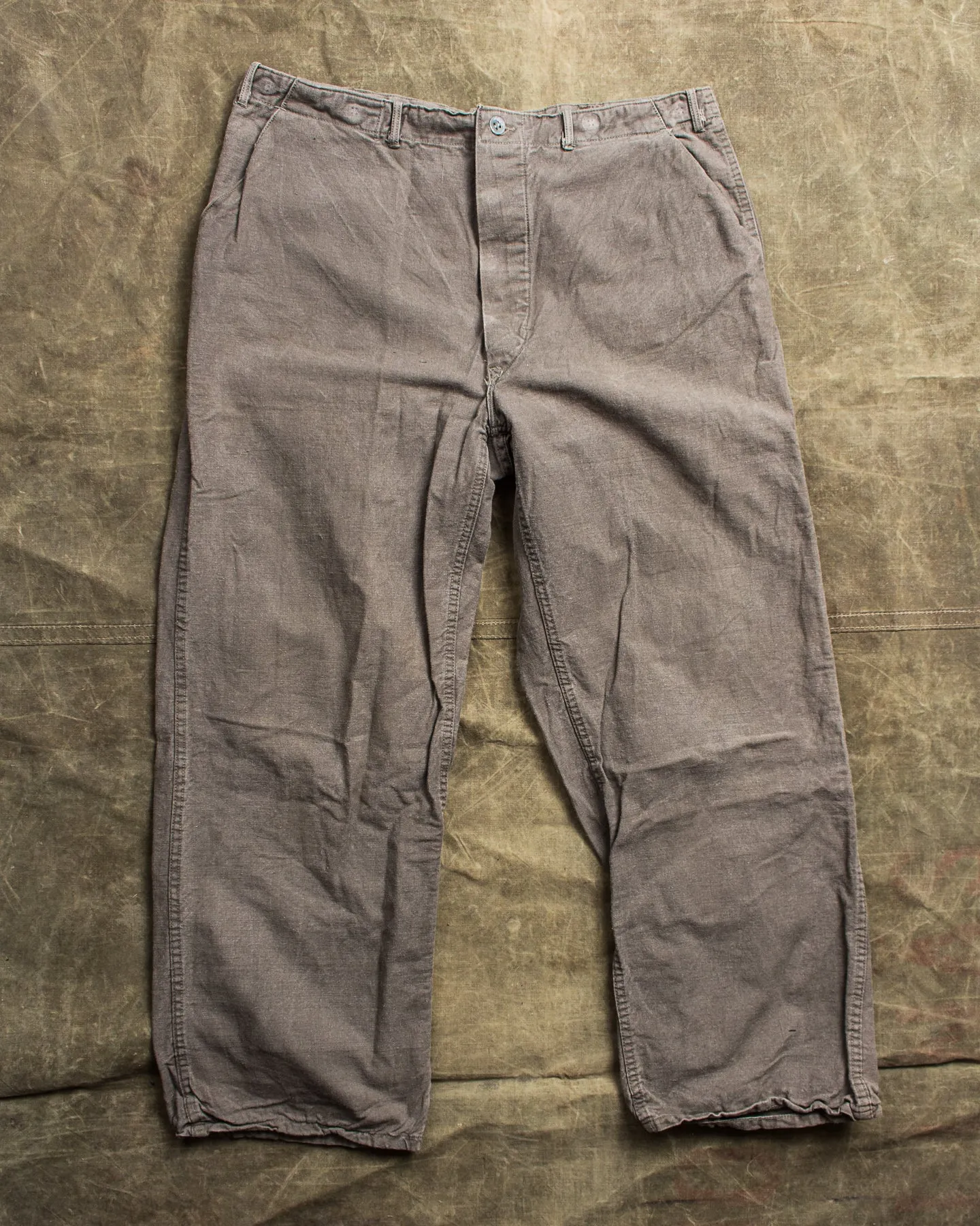 Vintage 1950s Swedish Army Pants "Grötbyxor" No. 13
