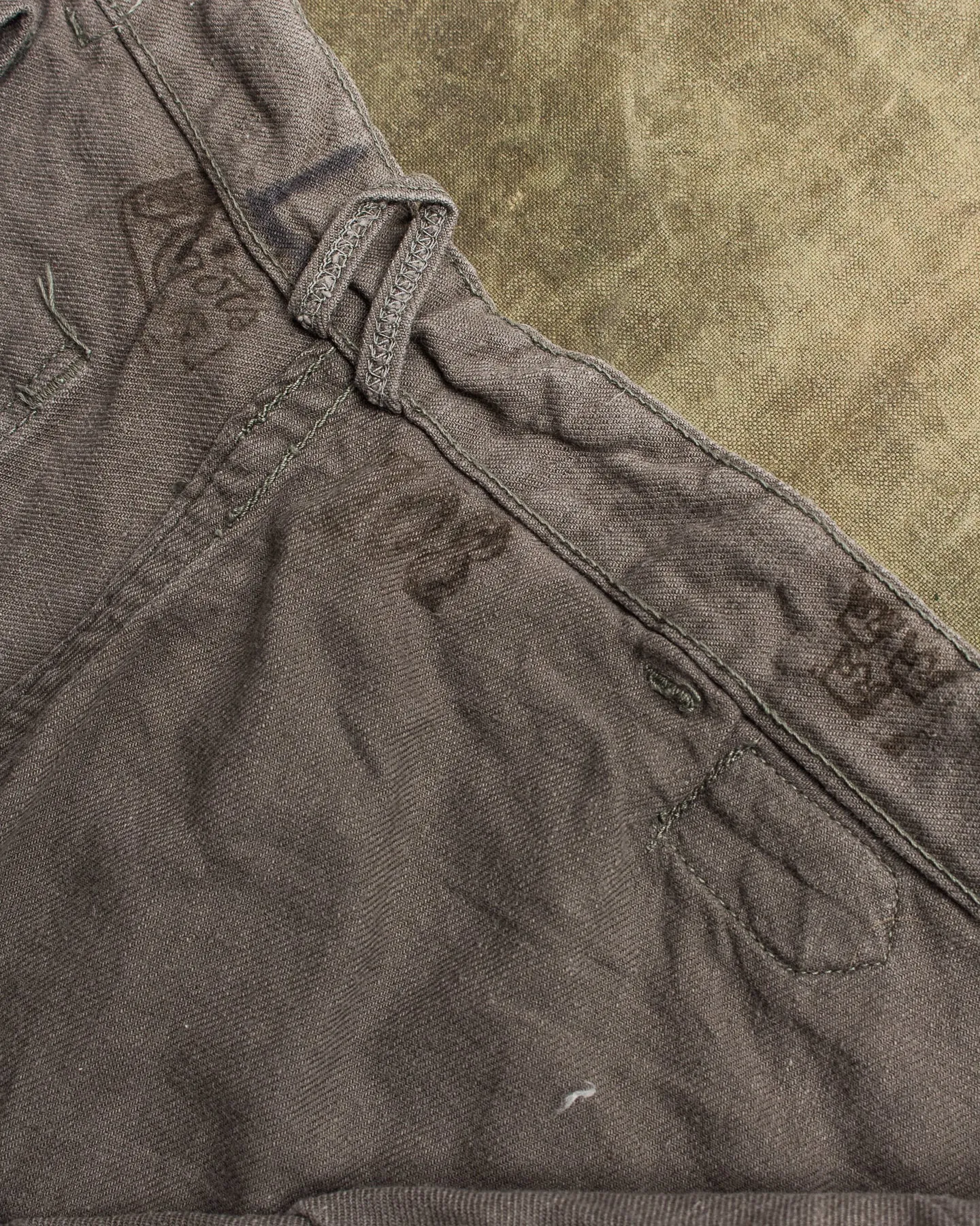 Vintage 1950s Swedish Army Pants "Grötbyxor" No. 13