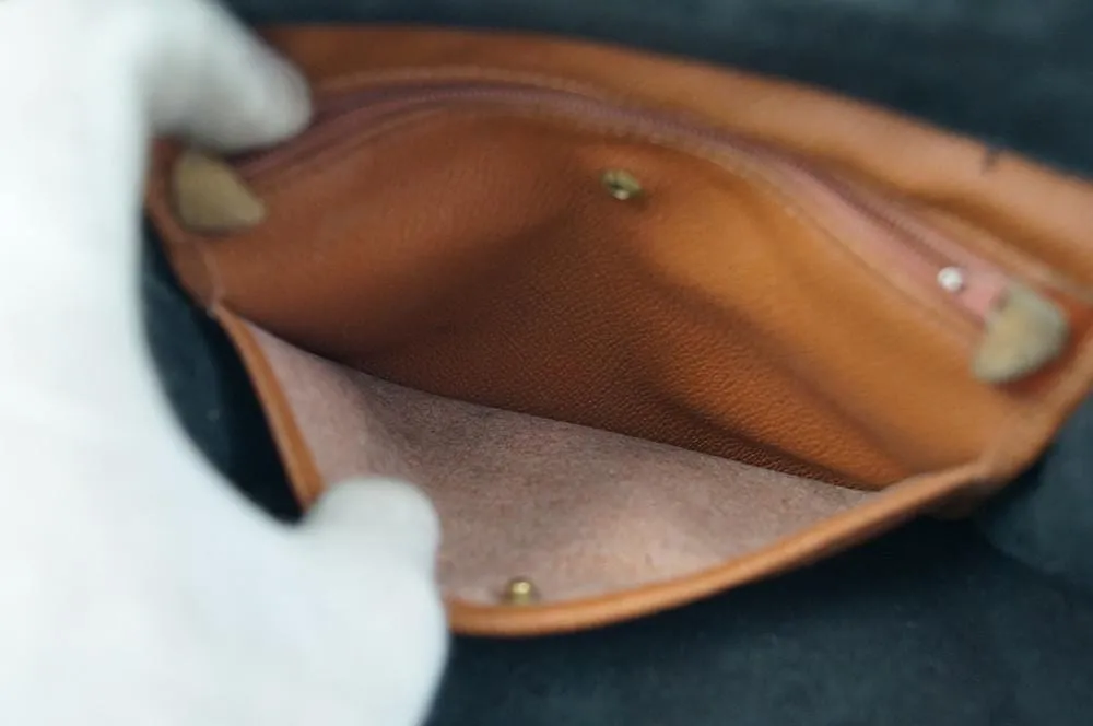 Vintage Dooney & Bourke Pebbled Leather Flap Shoulder Handbag - Sale