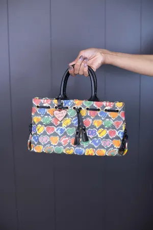 Vintage Dooney and Bourke Hearts Handbag