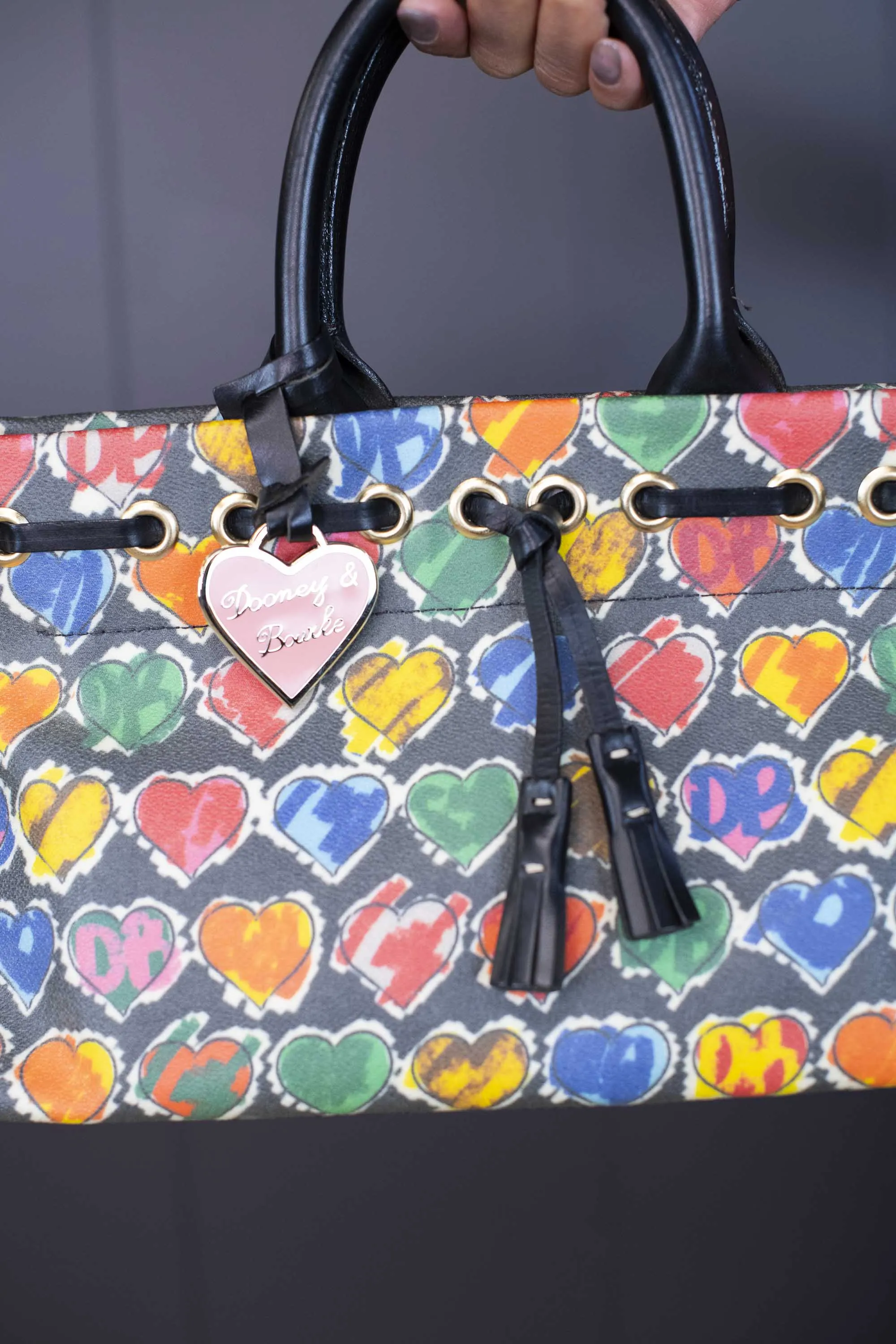 Vintage Dooney and Bourke Hearts Handbag