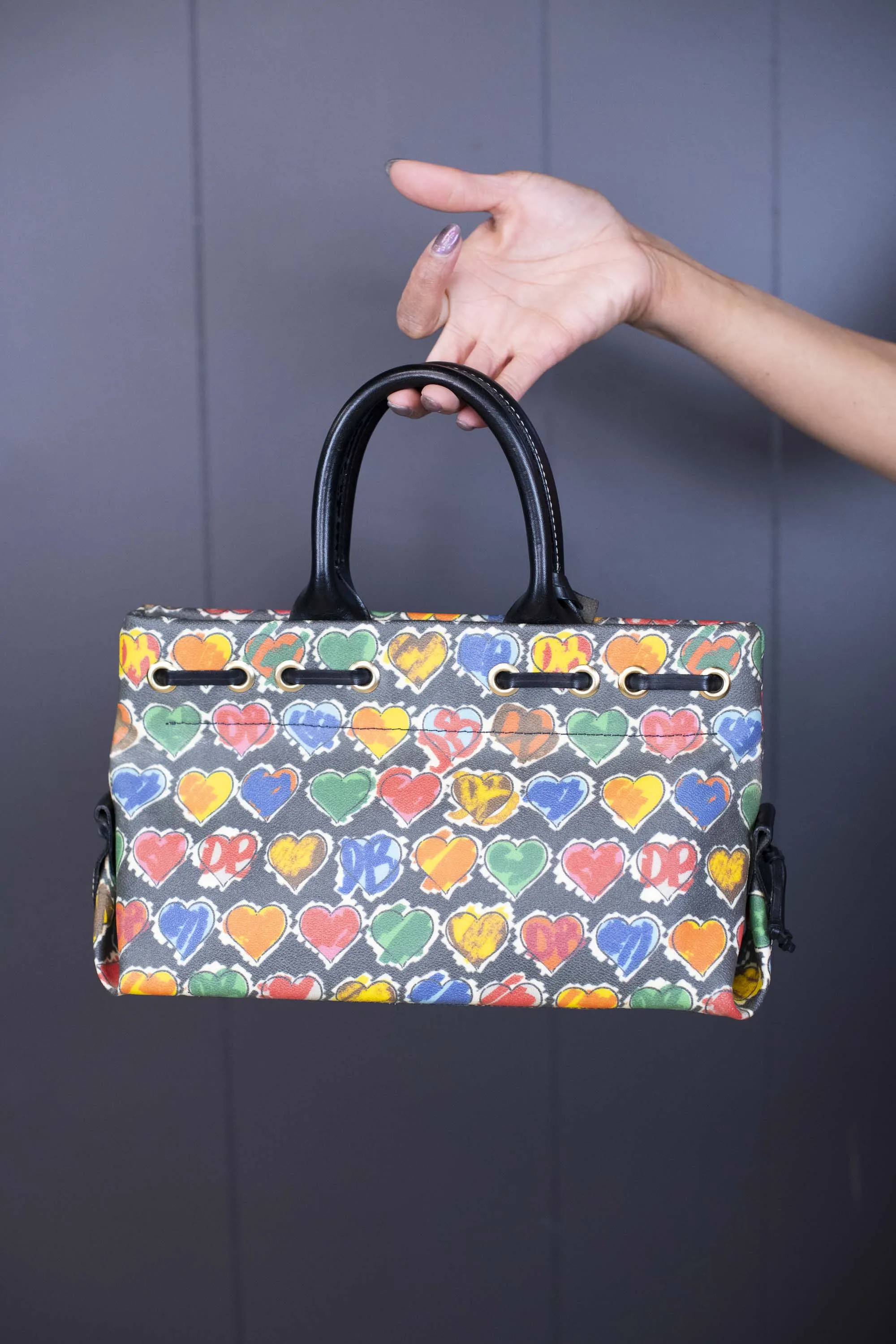 Vintage Dooney and Bourke Hearts Handbag