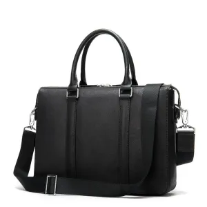Vintage Fashion Solid Color Leather Handbags With Adjustable Strap
