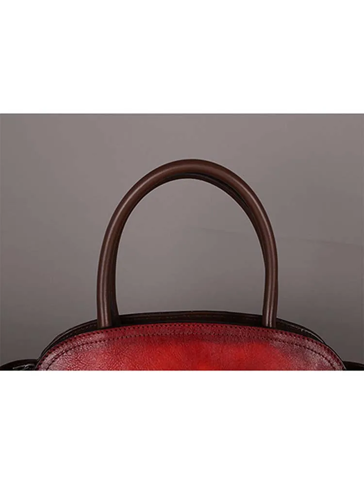 Vintage Handmade Embossed Durable Handbag