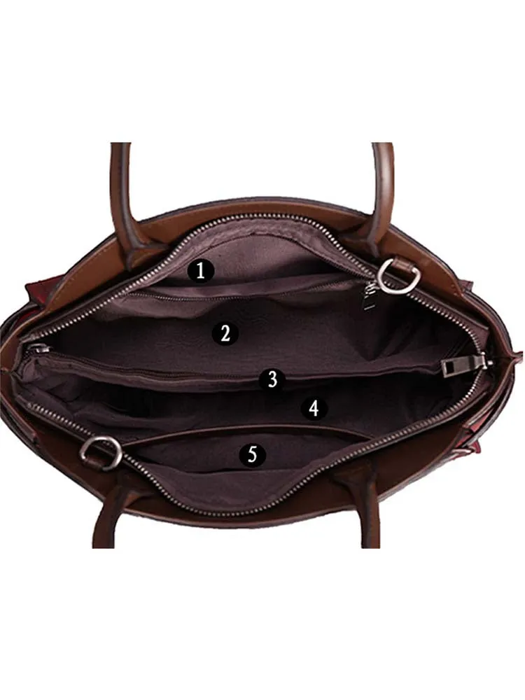 Vintage Handmade Embossed Durable Handbag