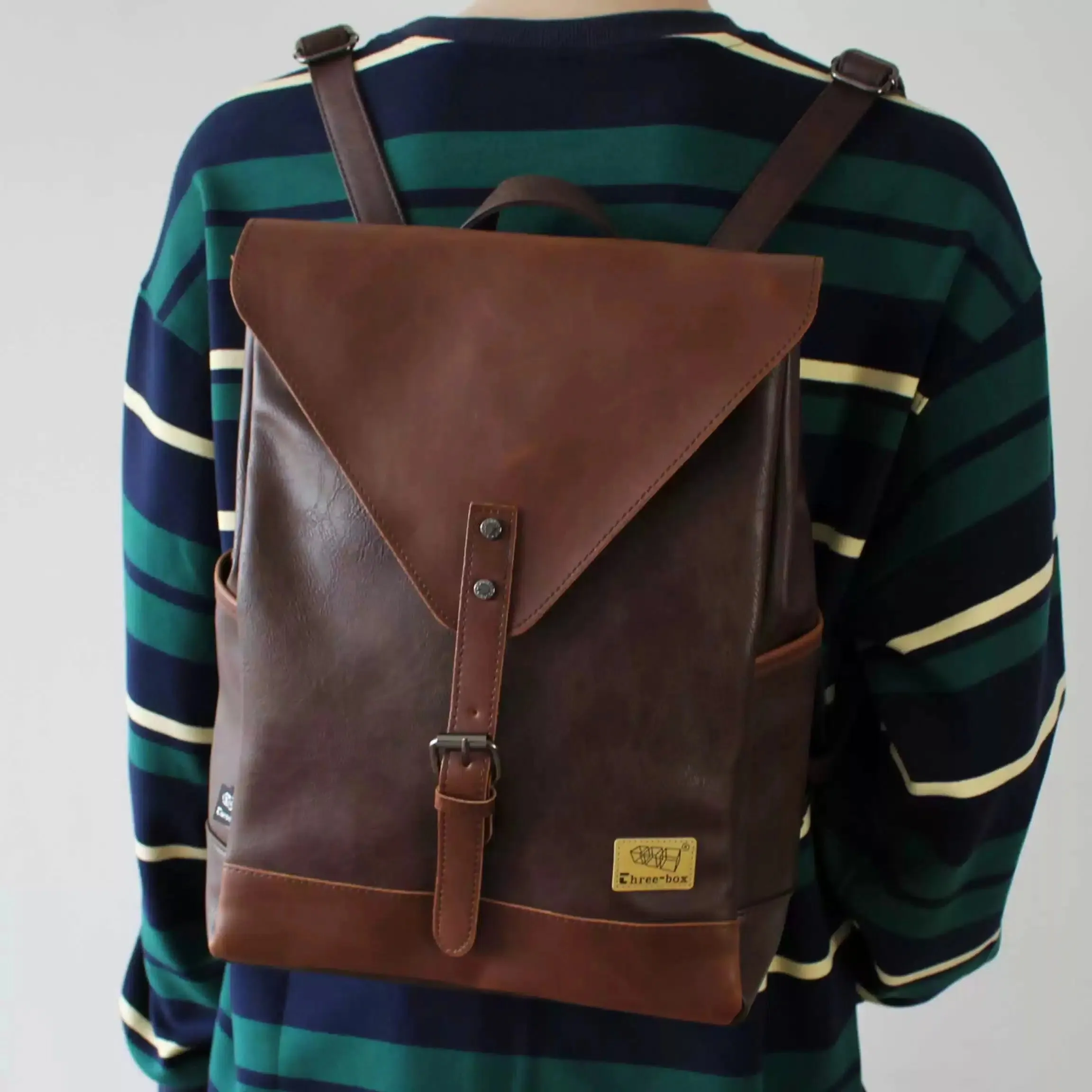 Vintage Leather Backpack