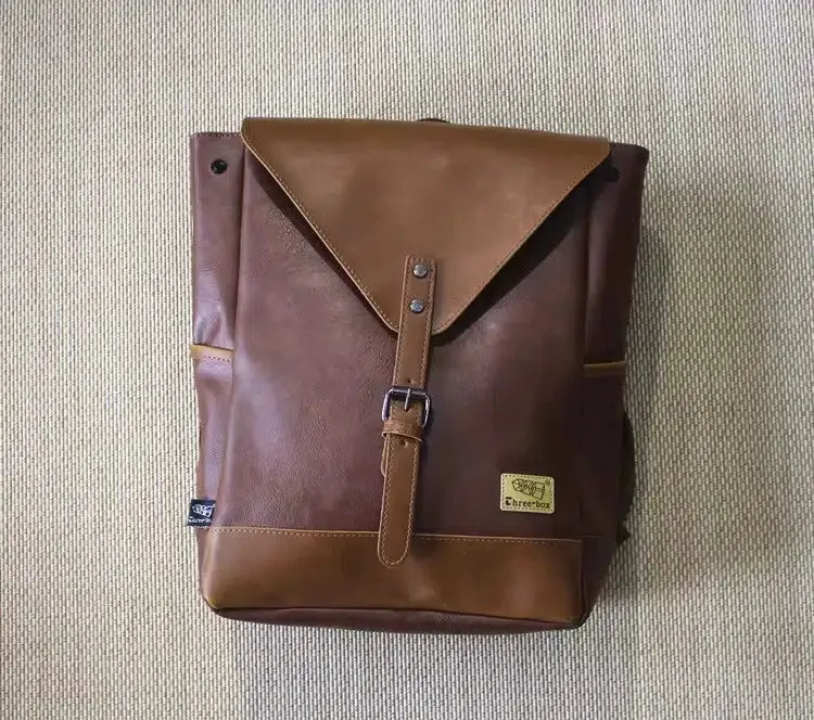 Vintage Leather Backpack