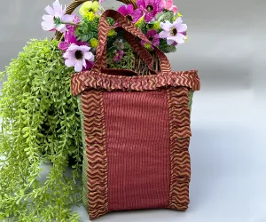 Vintage Zari Tote Bag