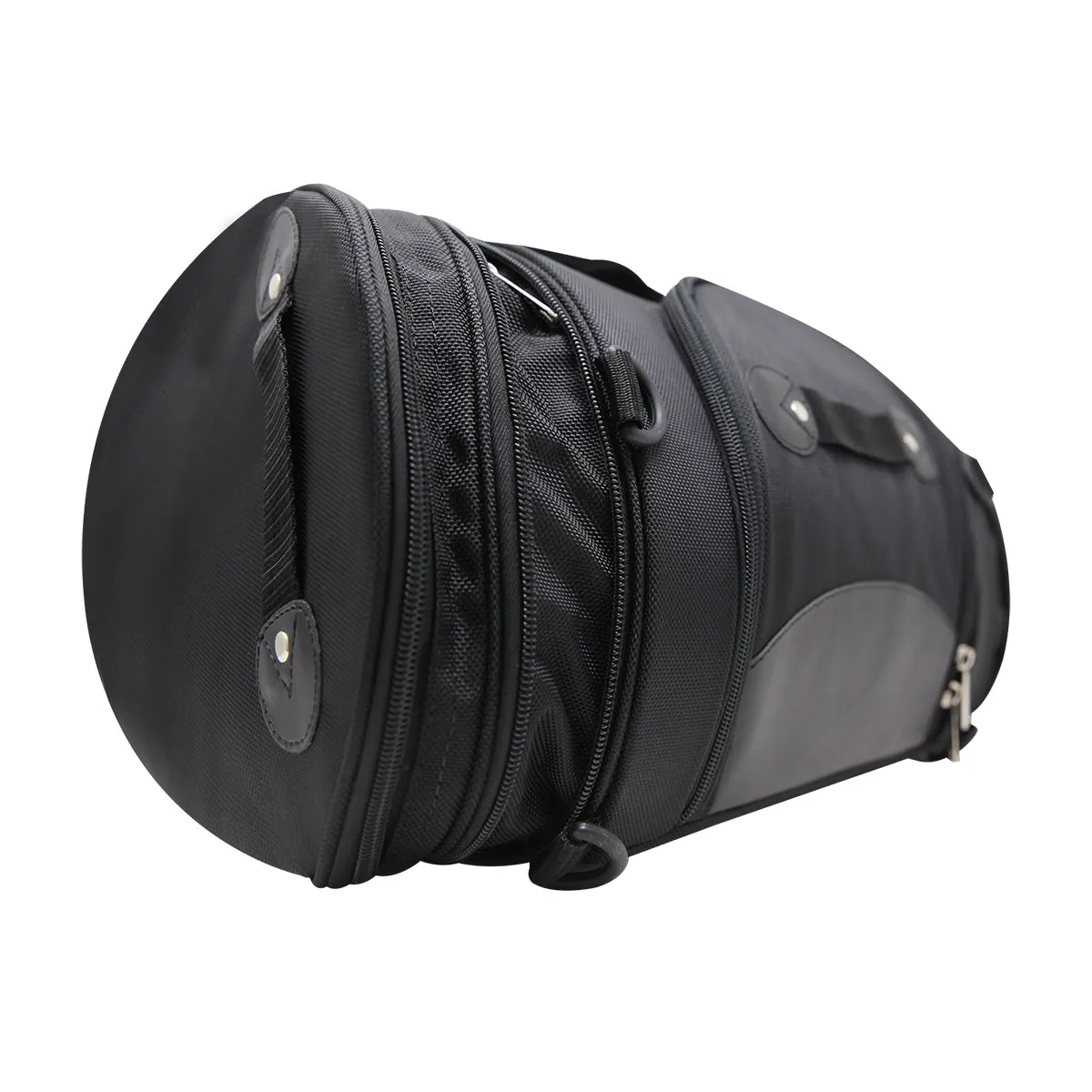 VS382 Expandable Trunk Bag W/Faux Leather Trim 10x10x16