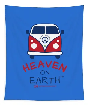 Vw Happy Camper Heaven On Earth - Tapestry