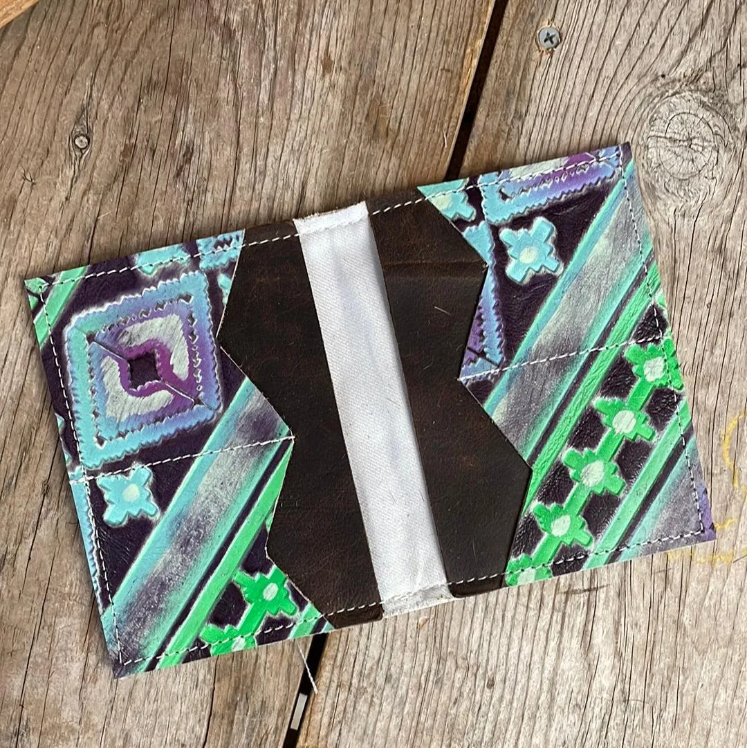 Waylon Wallet - Brindle w/ 90's Party
