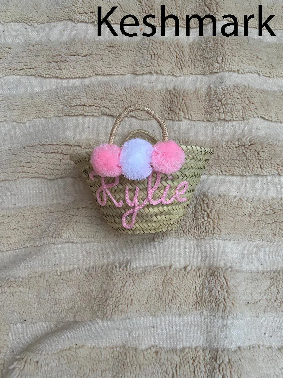 Wedding gift Personalized mini straw basket, bridal bags,customized straw bag, custom beach bag,straw tote,beach straw bags,embroidered bags