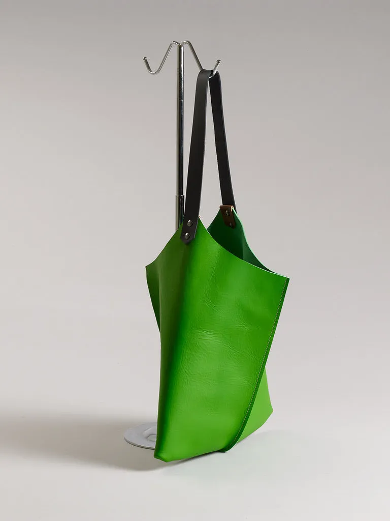 Wedge leather bag - Various colors - 13inch size