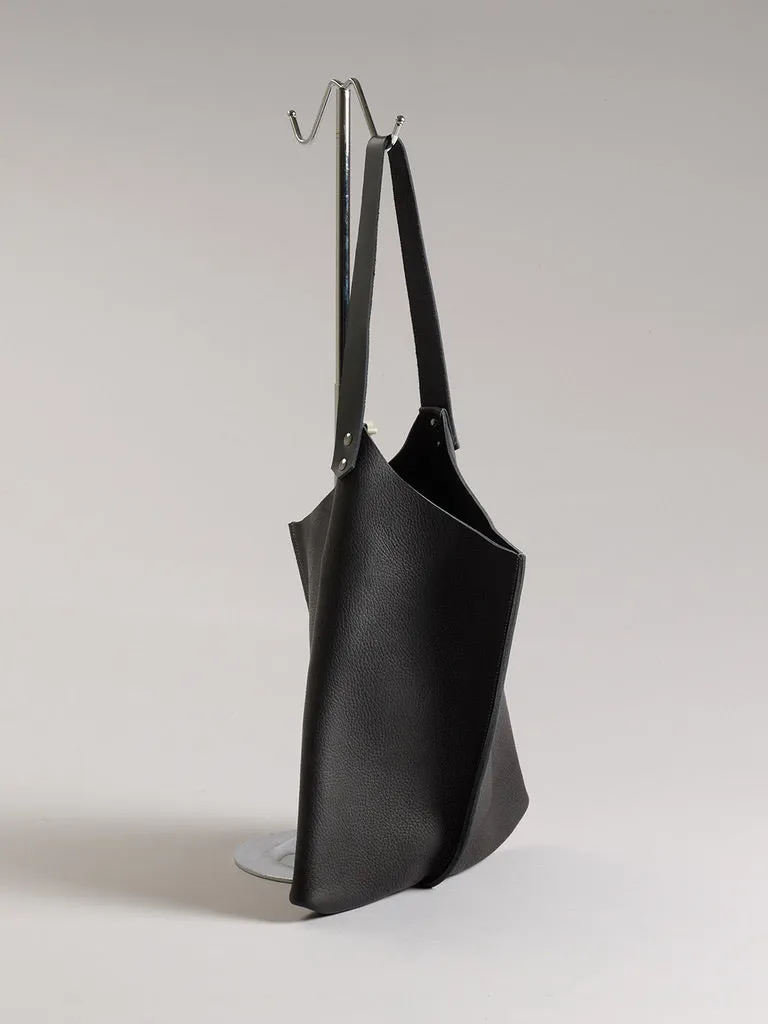 Wedge leather bag - Various colors - 13inch size