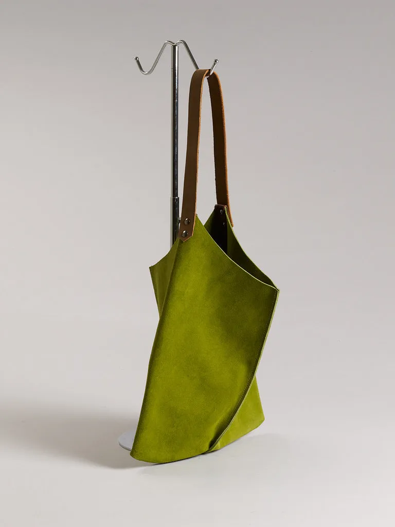 Wedge leather bag - Various colors - 13inch size