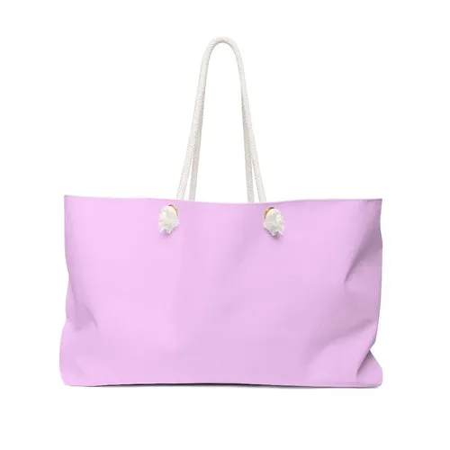 Weekender Tote Bag - Light Pink