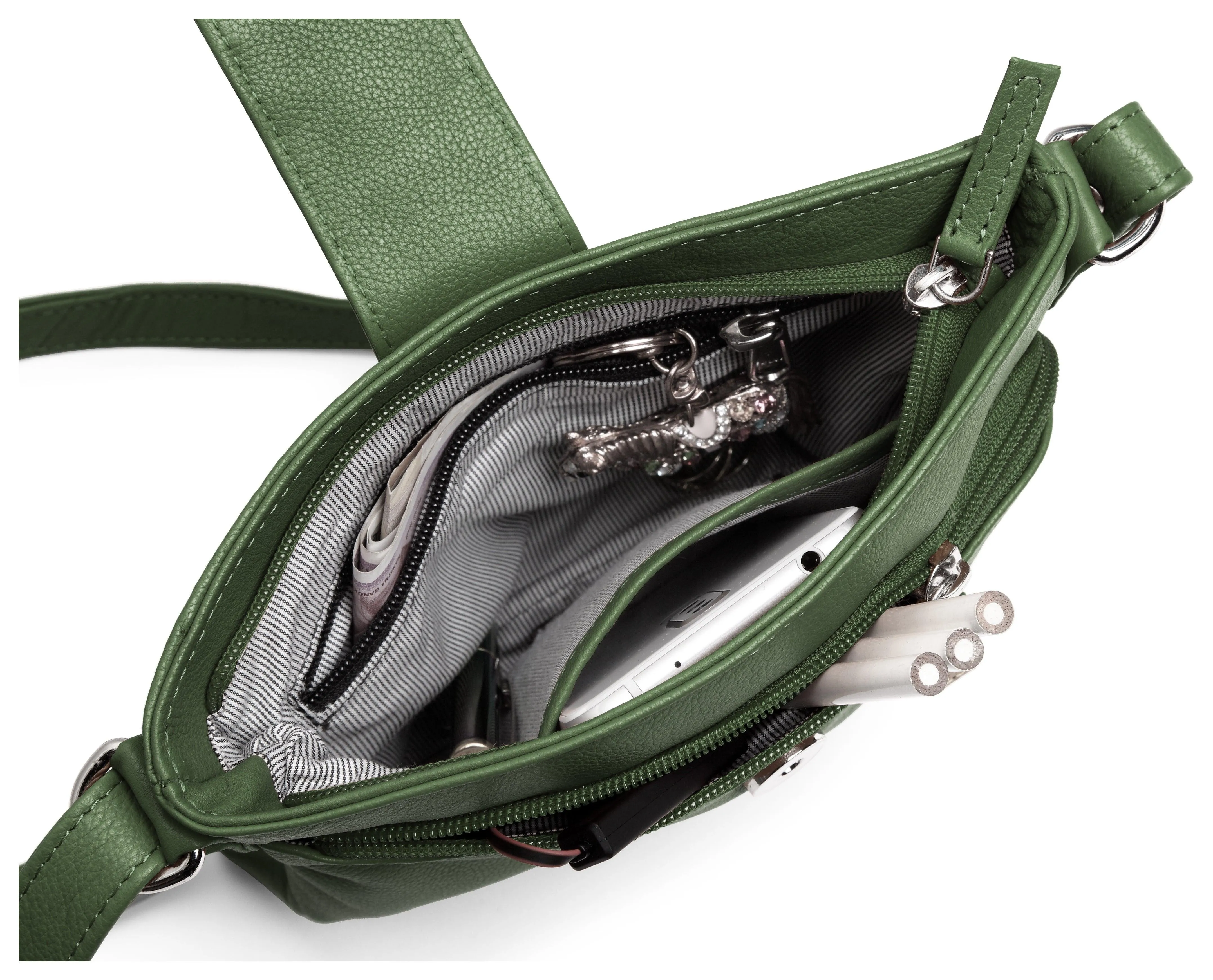 WildHorn® Upper Grain Genuine Leather Ladies Sling Bag| Crossbody Bag for Girls & Women