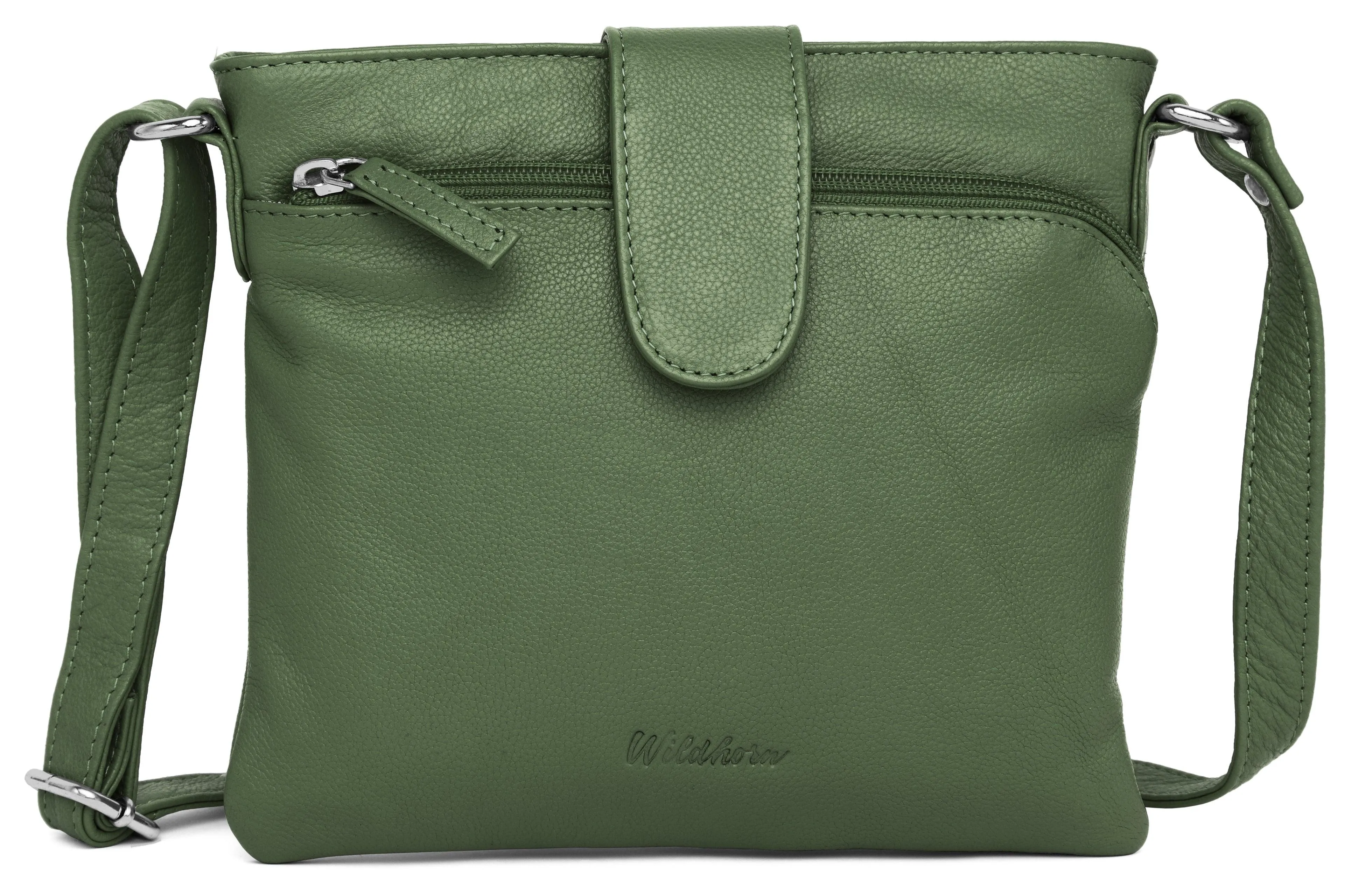 WildHorn® Upper Grain Genuine Leather Ladies Sling Bag| Crossbody Bag for Girls & Women