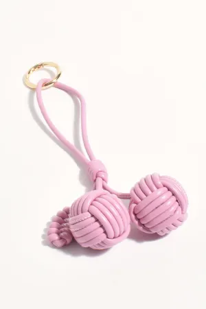 Willow Woven Ball Keyring - Pink - FINAL SALE