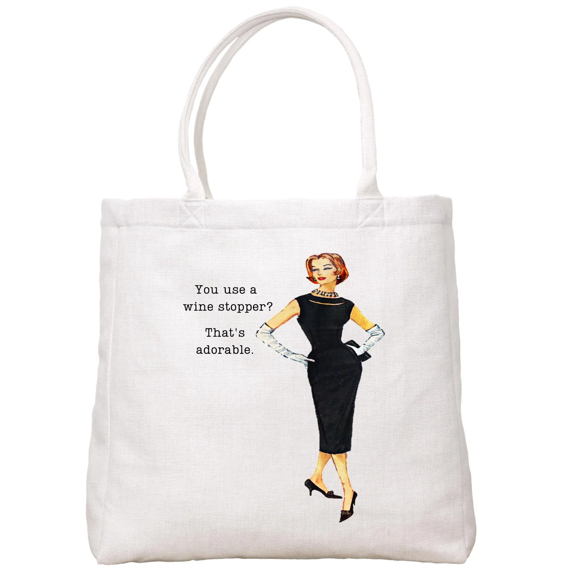 Wine Stopper Tote Bag