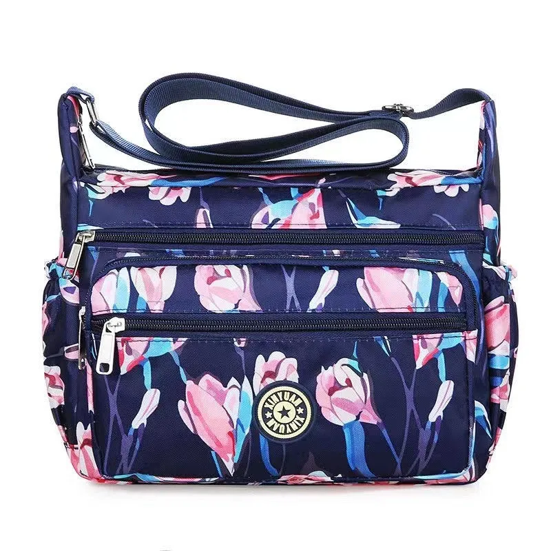Women's Floral Cloth Stall Night Market Large Crossbody Bags