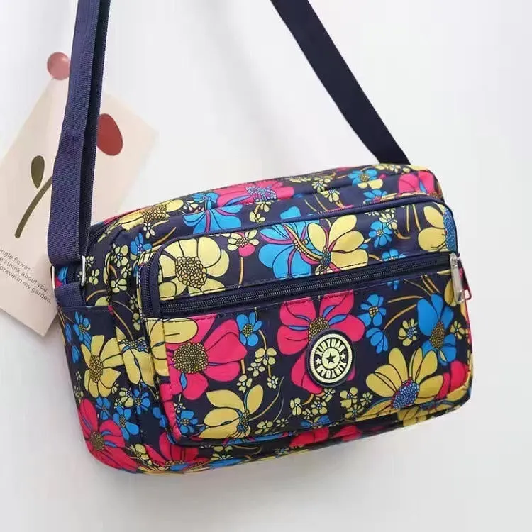 Women's Floral Cloth Stall Night Market Large Crossbody Bags