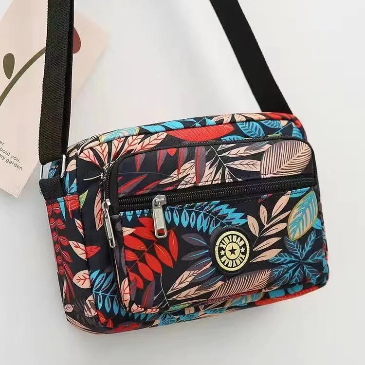 Women's Floral Cloth Stall Night Market Large Crossbody Bags