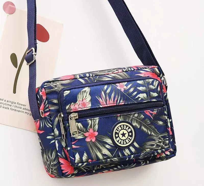 Women's Floral Cloth Stall Night Market Large Crossbody Bags