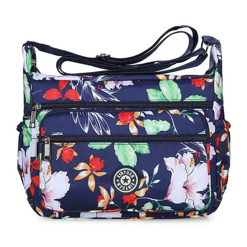 Women's Floral Cloth Stall Night Market Large Crossbody Bags