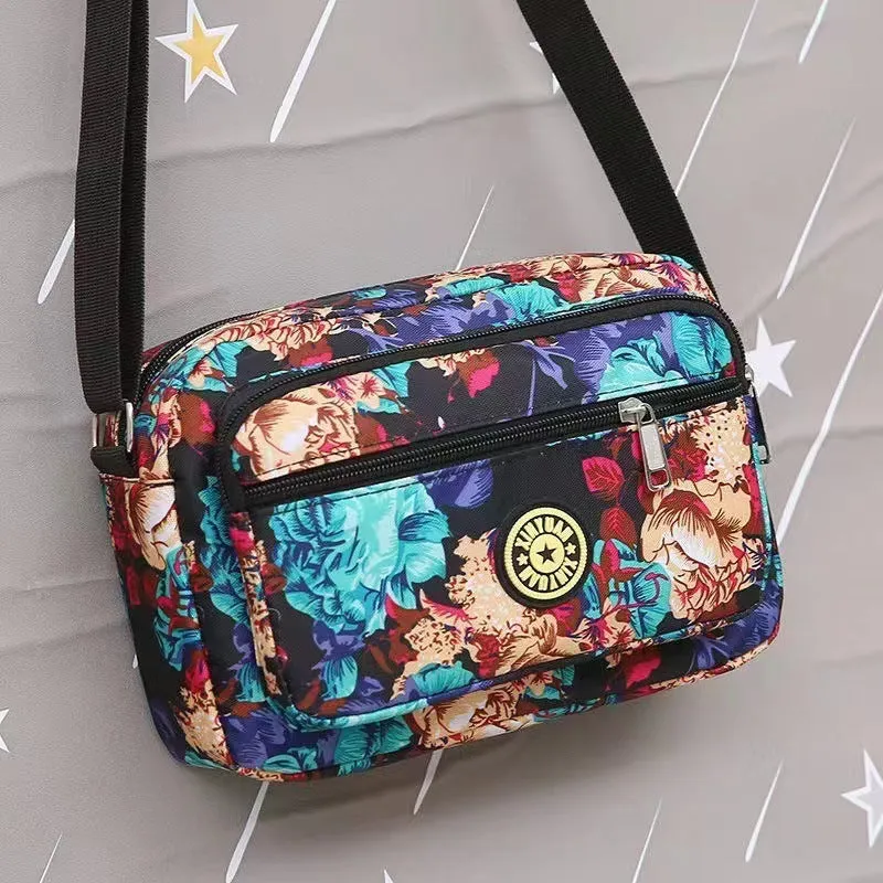 Women's Floral Cloth Stall Night Market Large Crossbody Bags