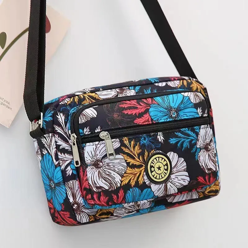 Women's Floral Cloth Stall Night Market Large Crossbody Bags