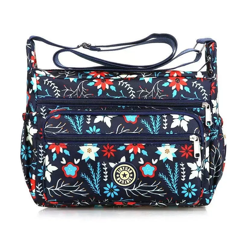 Women's Floral Cloth Stall Night Market Large Crossbody Bags